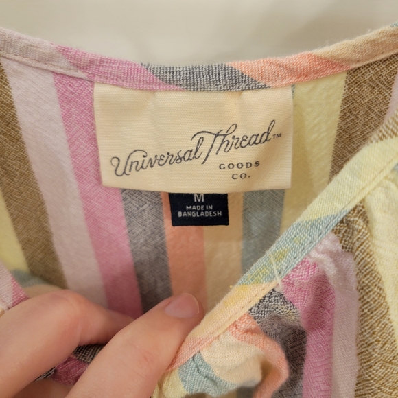 Universal Thread Multicolored Striped Maxi - Picture 4 of 6